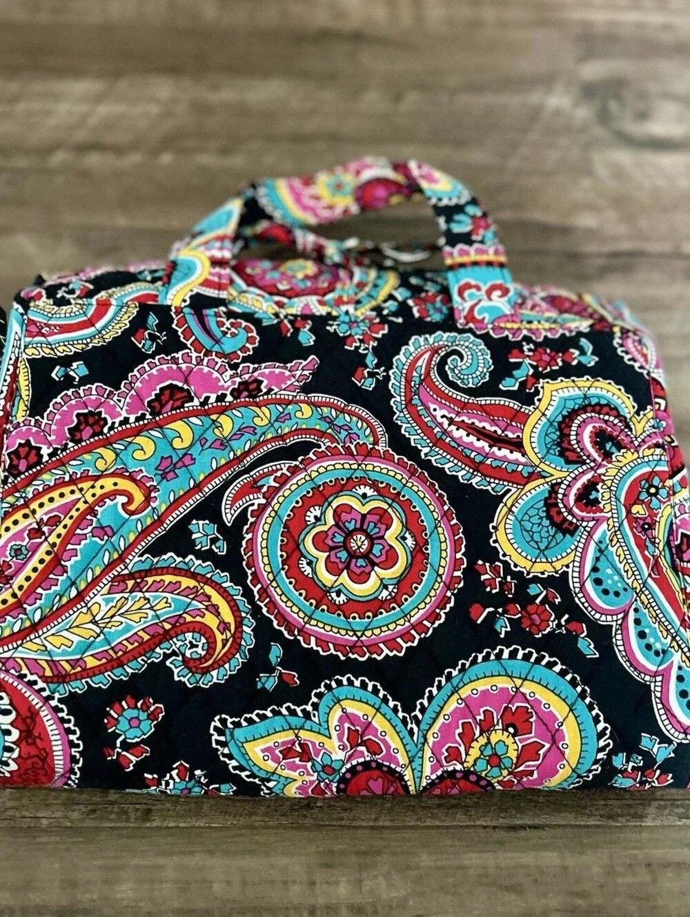 Vera Bradley Petal Paisley Hanging Travel Organizer Cosmetic Makeup Toiletry Bag